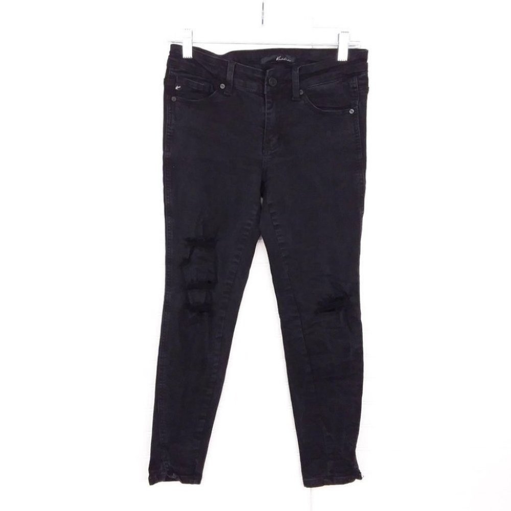 KanCan Claire Low Rise Distressed Skinny Jeans